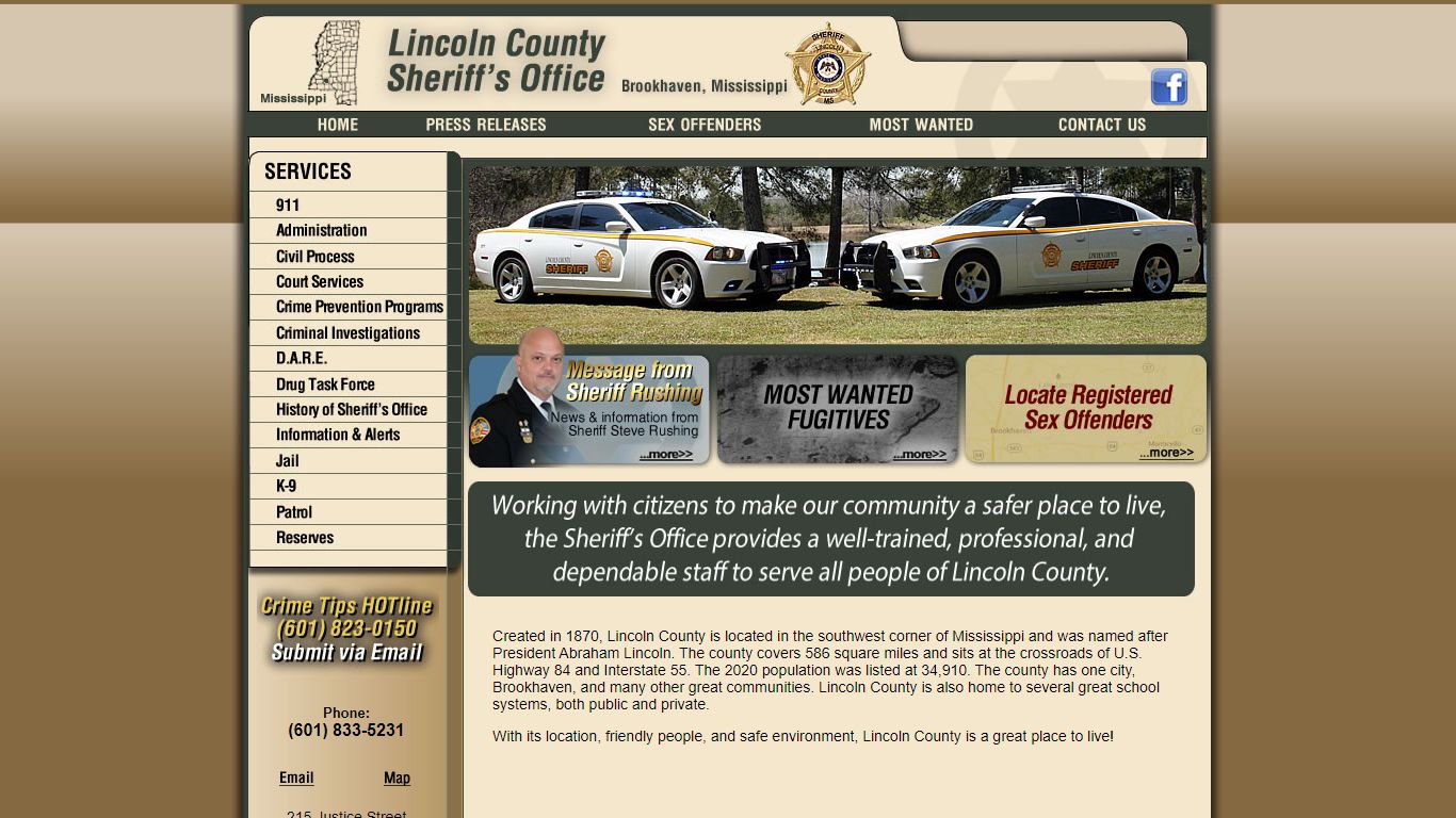 Jail - Lincoln County Sheriff's Office